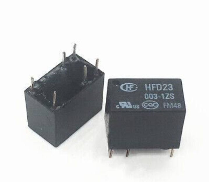 Relay HFD23-003-1ZS***3V 2A 1N.O 1N.C DIP