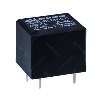 Relay HLS8L***24V 10A 1N.O 1N.C DIP