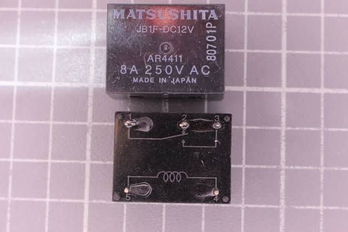 Relay JB1F-DC12V***12V 8A 1N.O 1N.C DIP