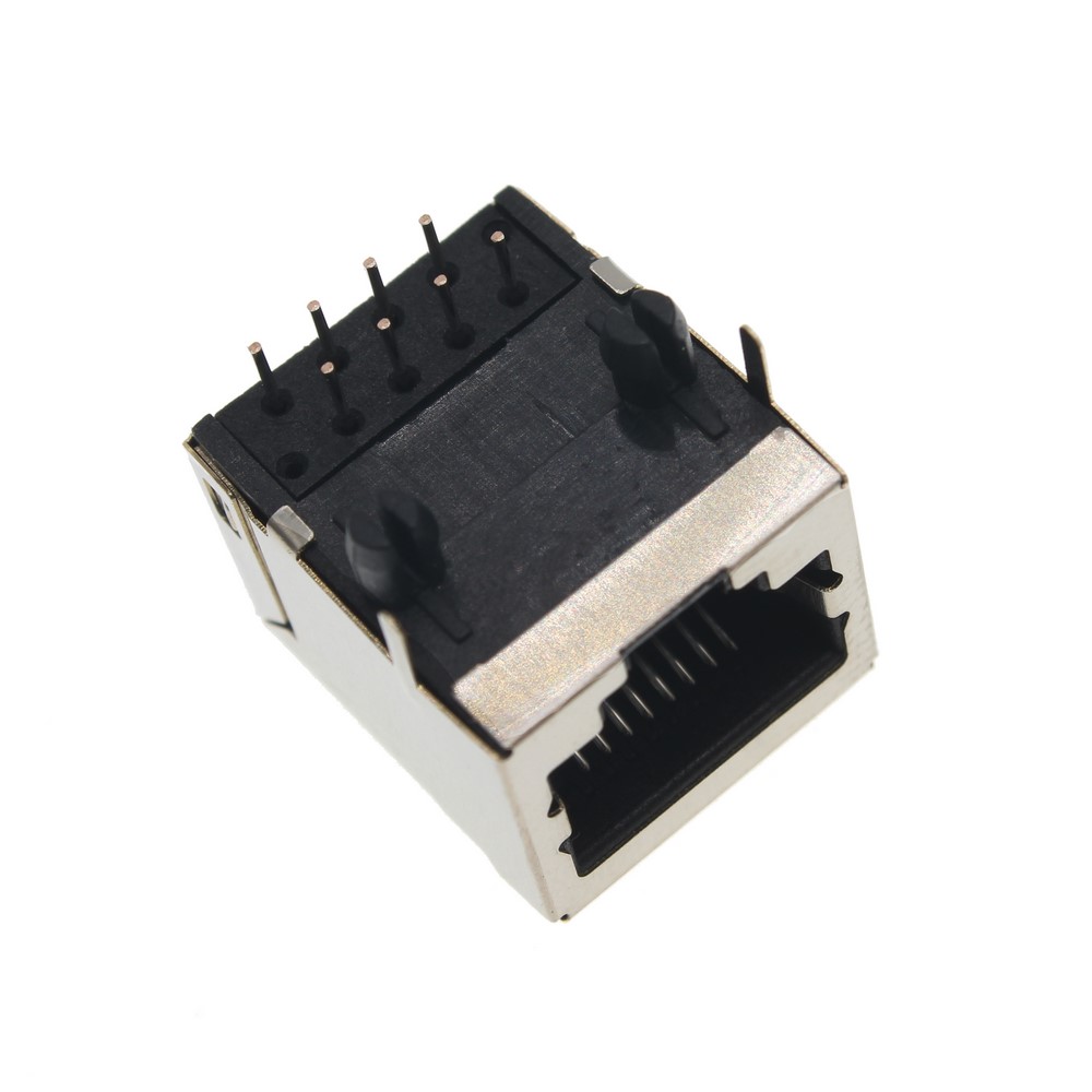 سوکت شبکه مادگی فلزی روبردی  RJ45
